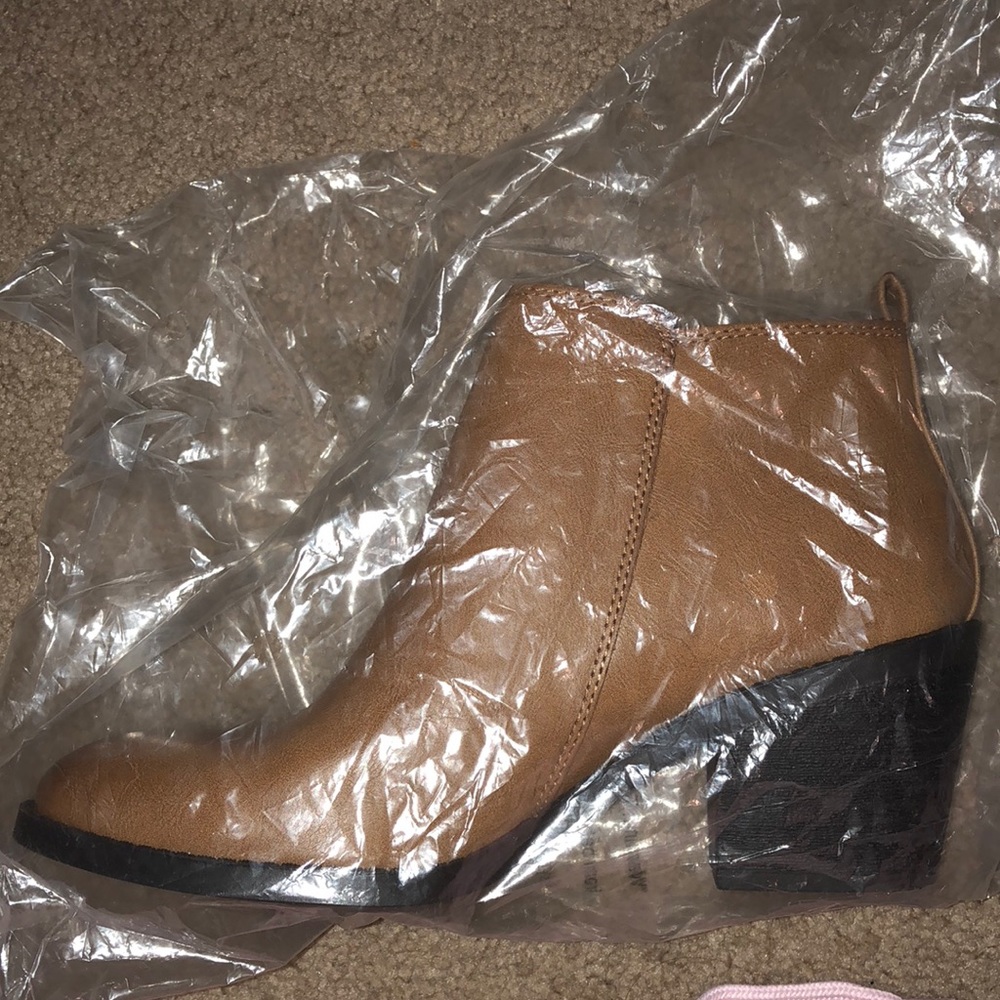 Tan Booties - Picture 3 of 5